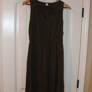 Old Navy Waist Defined Dress - Olive Green
